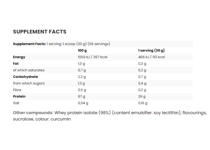 Blade Isolate Proteina Whey Protein Isolate 5 Lbs Vanilla-4