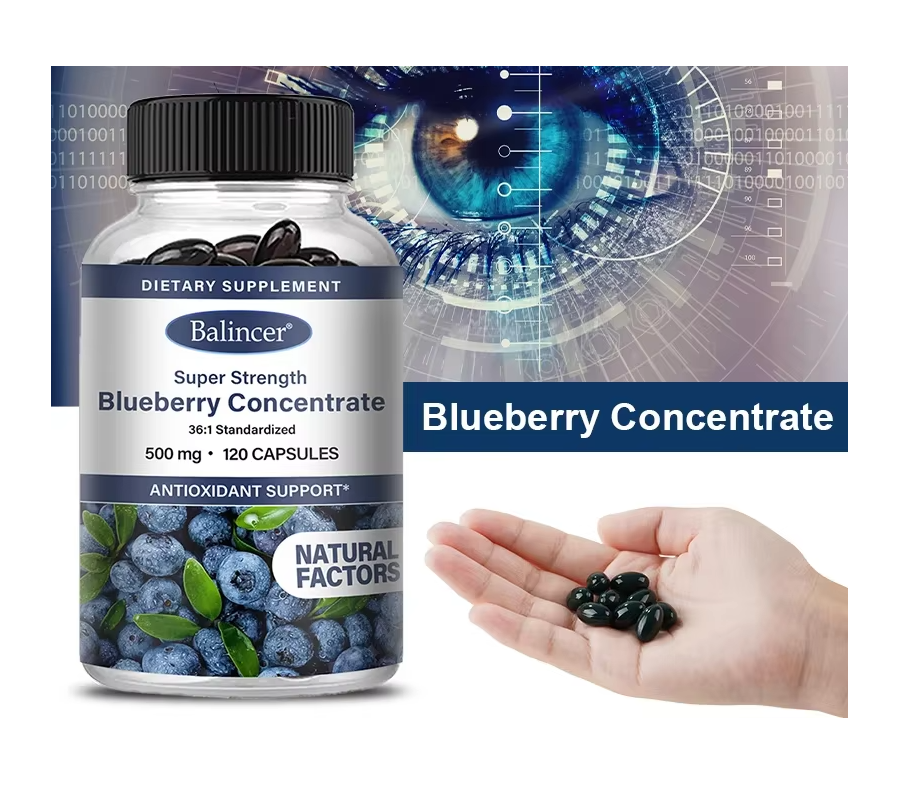 Balincer Blueberry Concentrado Arandanos Resveratrol 500mg 120 softgel caps-6