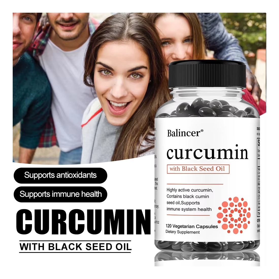 Curcumin Turmeric Curcuma Sistema Inmune Cuidado Inflamaciones 120 softgels-3