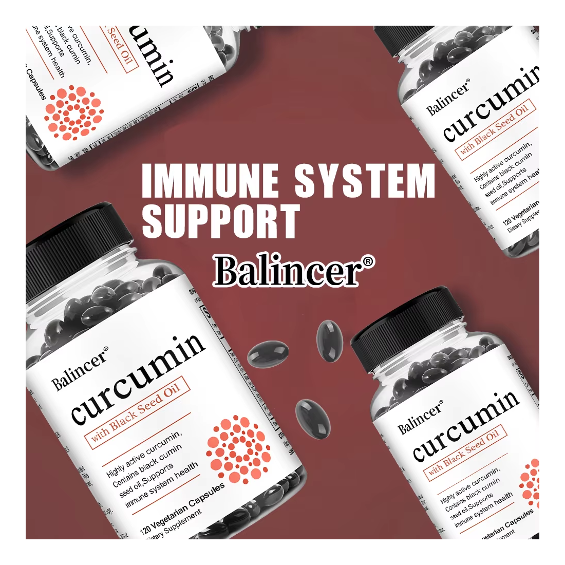 Curcumin Turmeric Curcuma Sistema Inmune Cuidado Inflamaciones 120 softgels-5