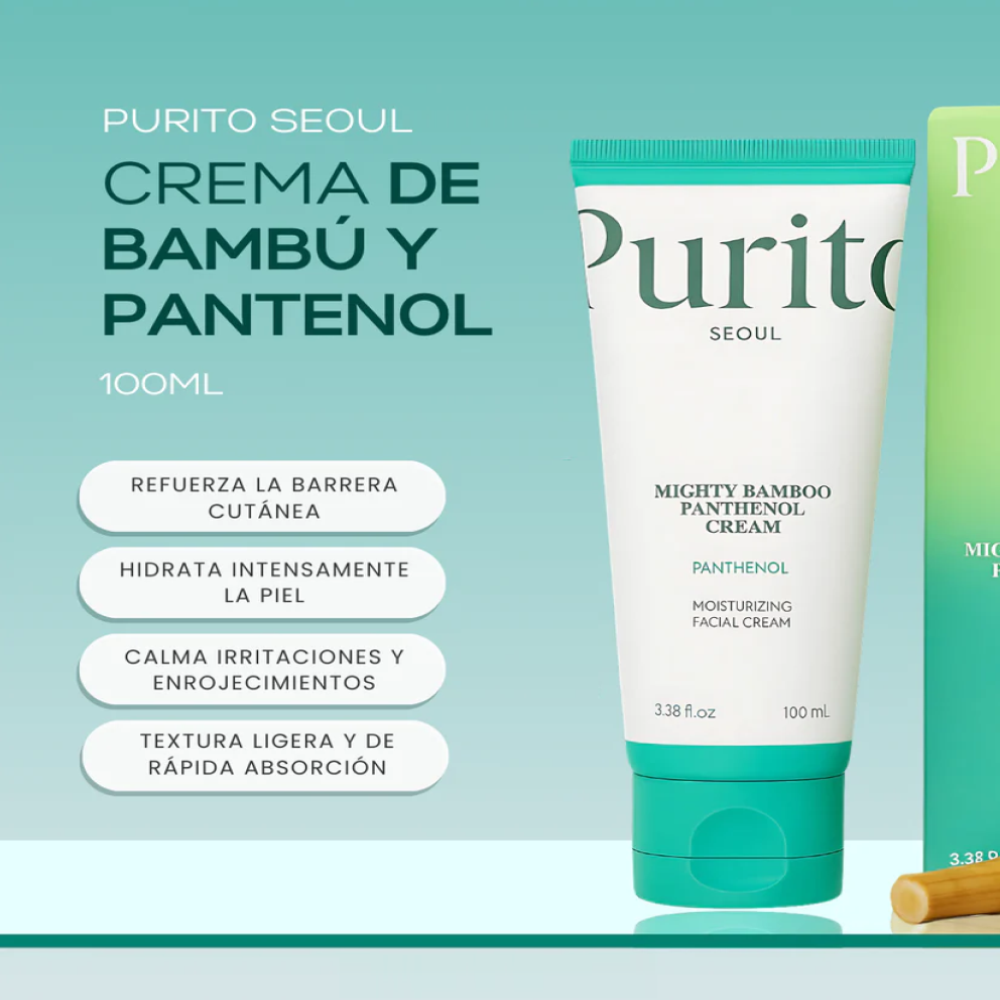 Purito Mighty Bamboo Panthenol Hidratante Skin Barrier 100ml-6