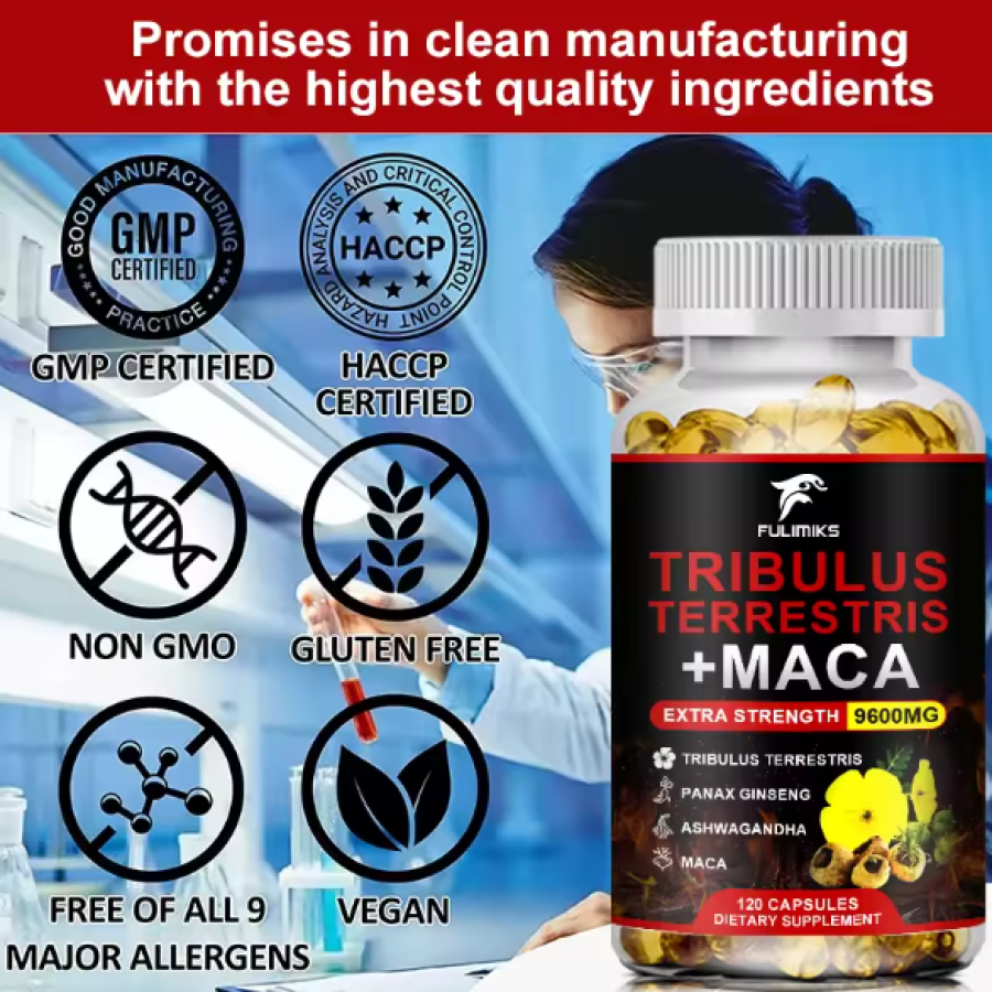 Tribulus 9600mg Ultra Strength 120 Capsulas-3
