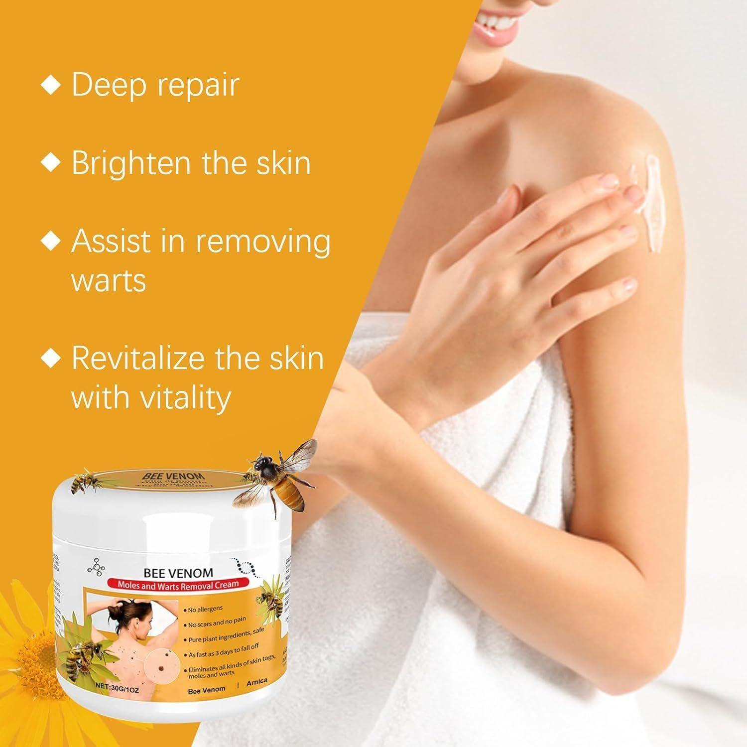 Botox Bee Venom Moles and Warts Crema de Cuerpo y Rostro para Remover Lunares y Verrugas 30gr-5