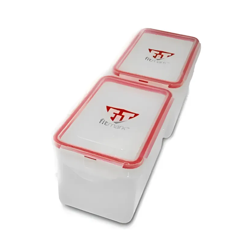 Lonchera Termica Fitmark The Box SM Red Organizador Comida Con Contenedores-3