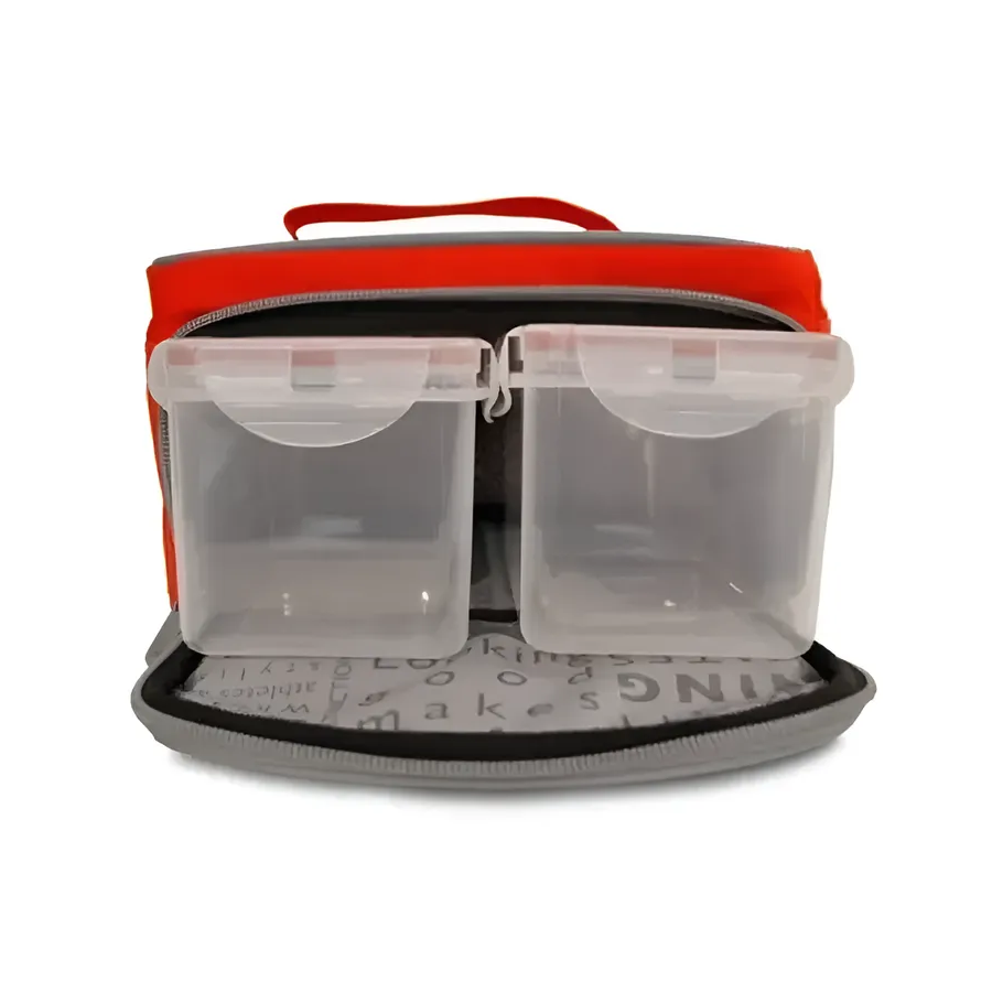 Lonchera Termica Fitmark The Box SM Red Organizador Comida Con Contenedores-5