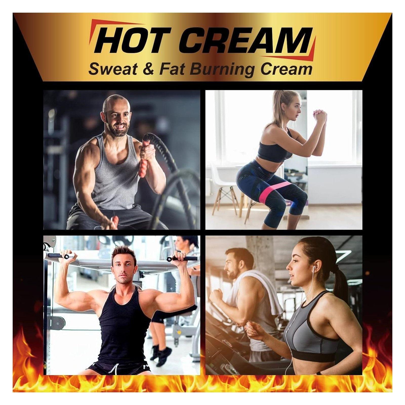 Hot Sweat Cream Crema Reductora Quemadora Grasas Abdominal-4
