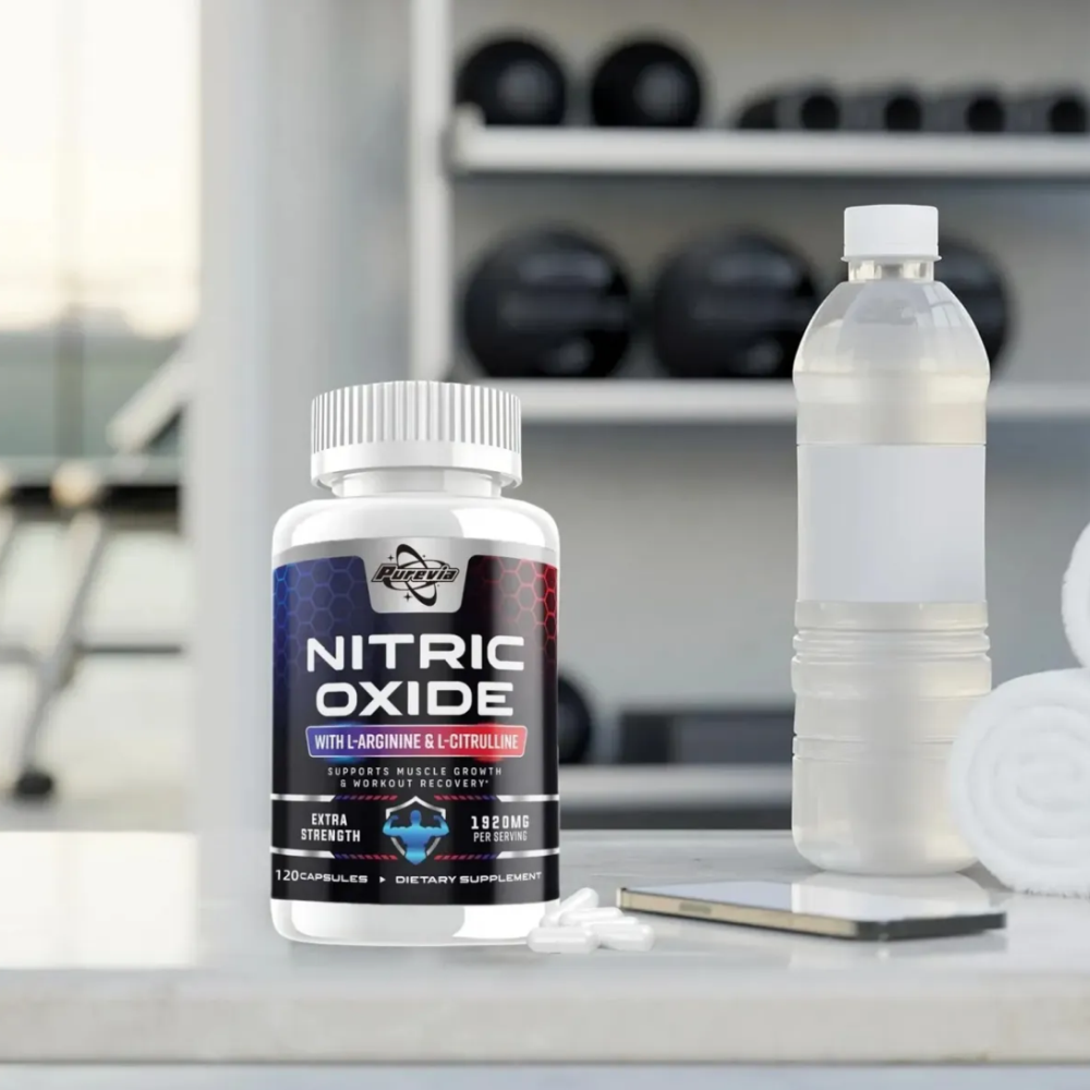 Suplemento Nitrix Aumento Oxido Nitrico Purevia 1920mg 120 caps-2