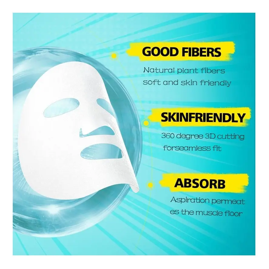 Kit 4 Mascaras Faciales Sadoer Hidratante Antioxidantes Linfting AHA-4