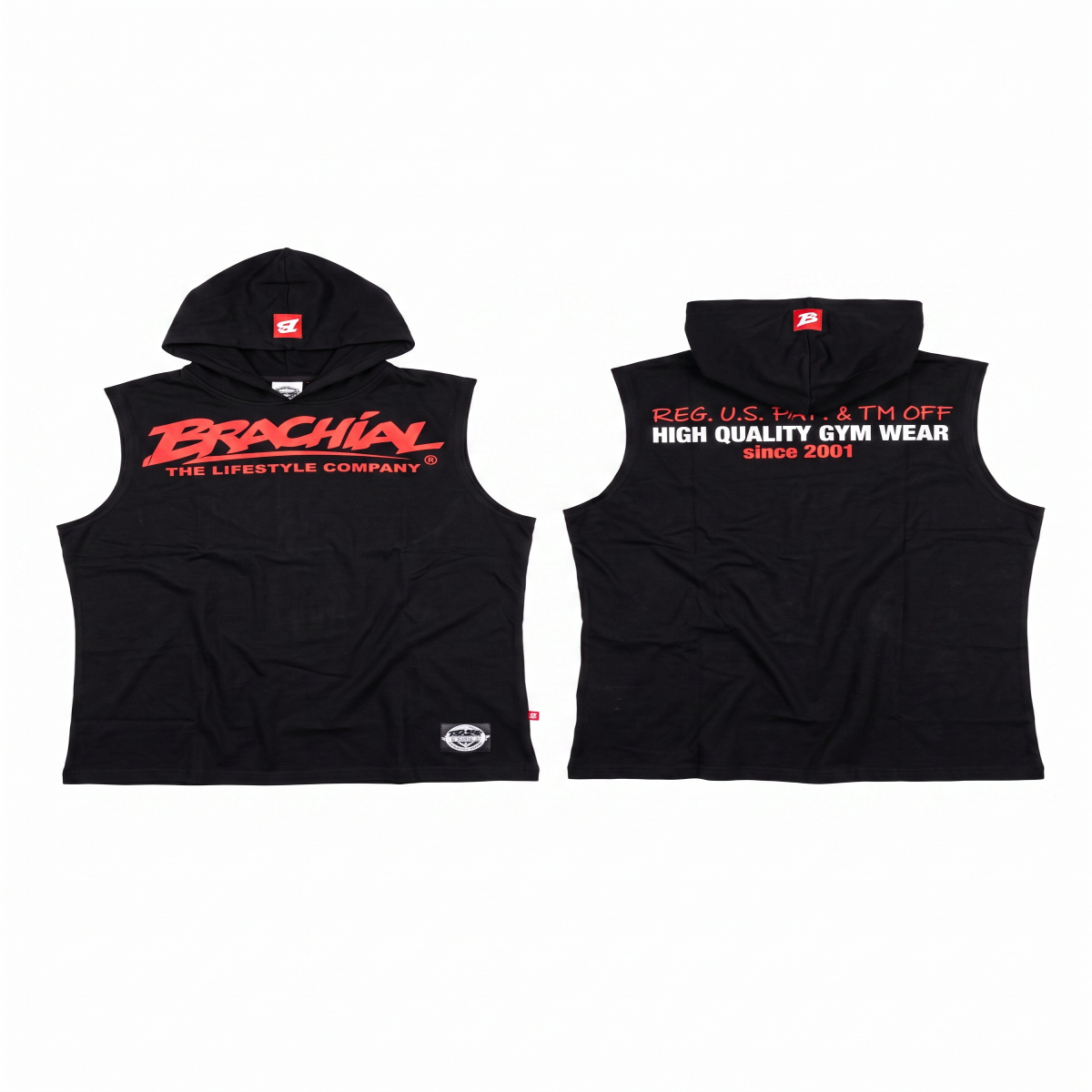 Brachial Polera Sin Mangas Musculosa Gym Train Tank-top S Black-3