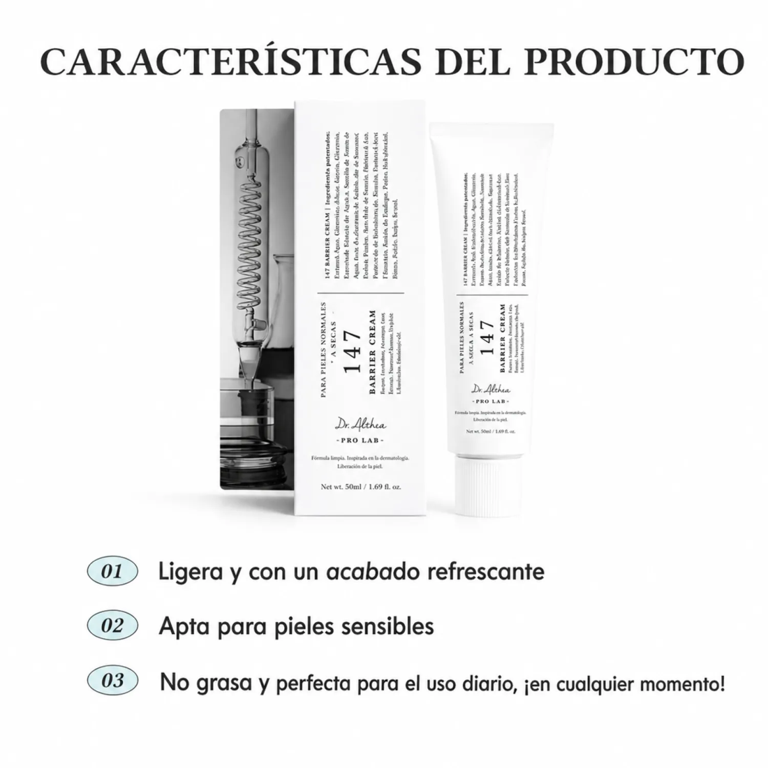 Crema Dr Althea 147 Barriercalmante Alivio Reparadora  50ml-7