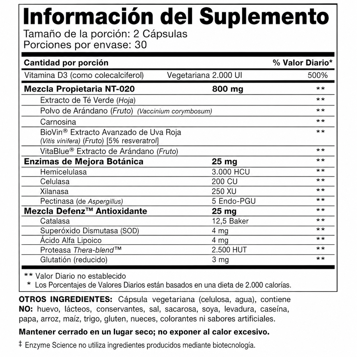 Suplemento Stem Xcell Pro Super Antioxidante Celulas Madre 60 caps-6