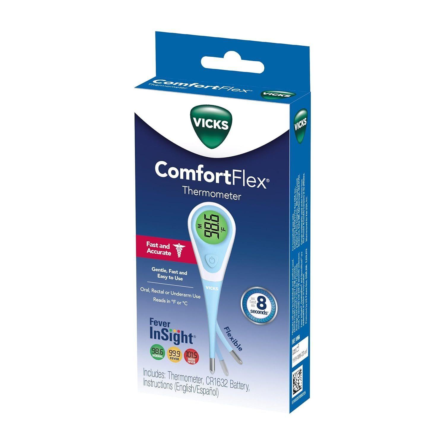 Termometro Digital Vicks Comfortflex Toma de Temperatura en 8 Segundos-0