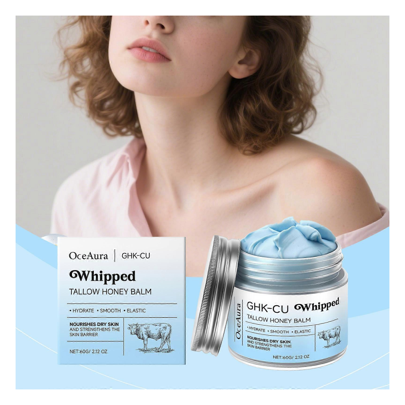 Whipped Tallow Evil Goods Crema Facial Efecto Lifting 60gr Honey Balm-3