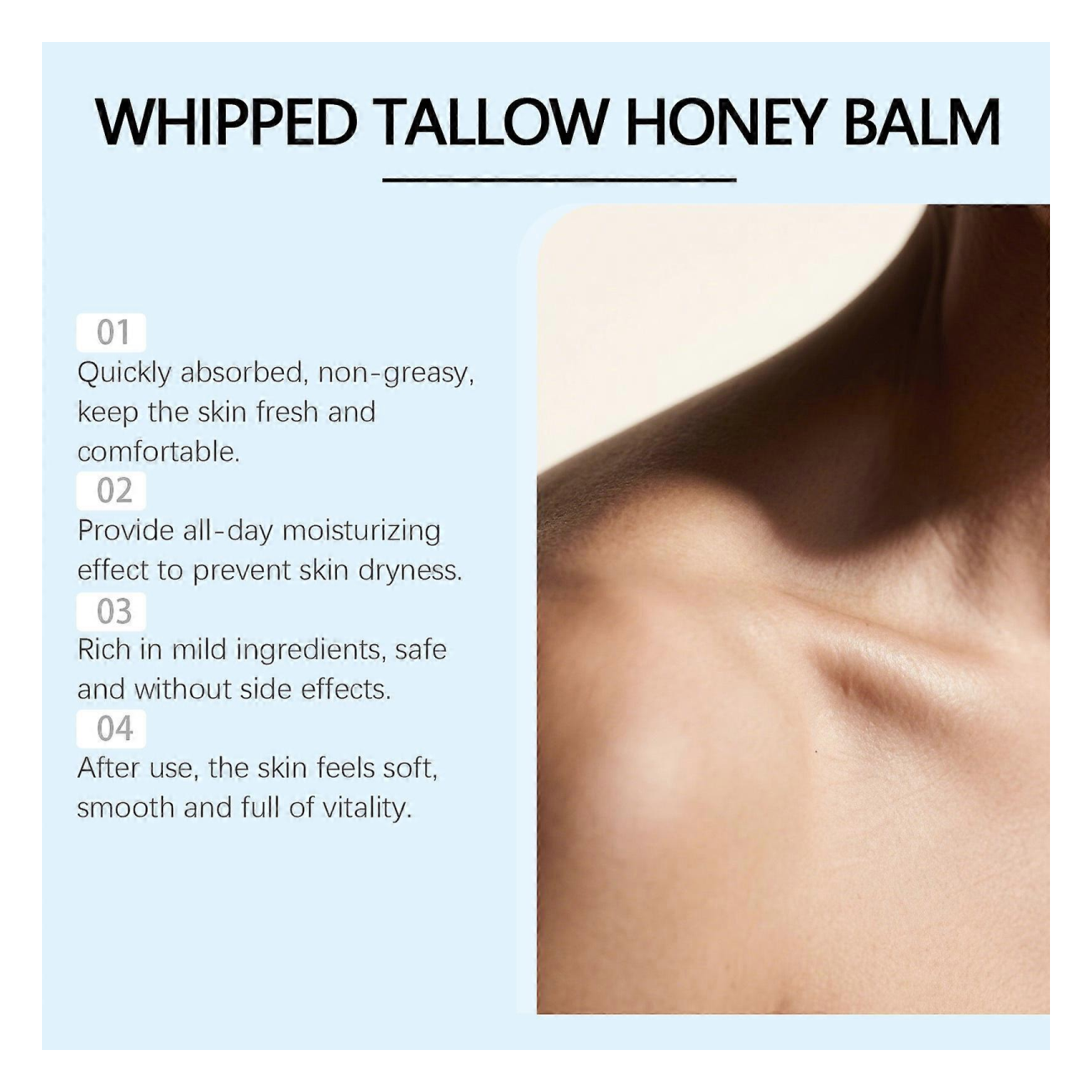 Whipped Tallow Evil Goods Crema Facial Efecto Lifting 60gr Honey Balm-4