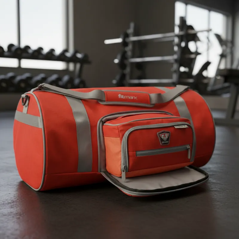  Bolso Fitmark The Transporter Duffel Red Organizador de Comida Para El Gimnasio -2