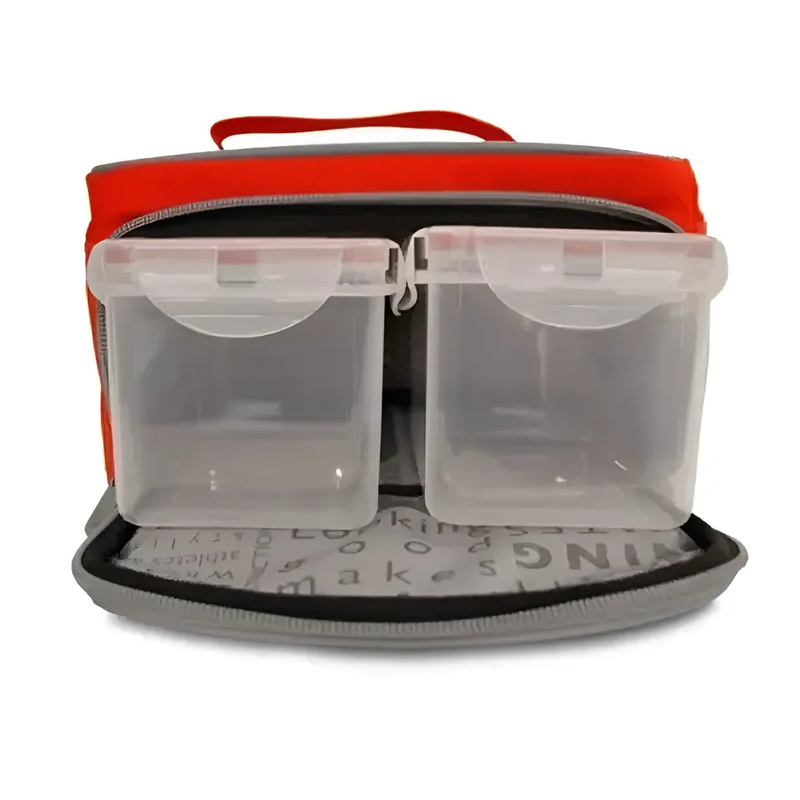  Bolso Fitmark The Transporter Duffel Red Organizador de Comida Para El Gimnasio -4
