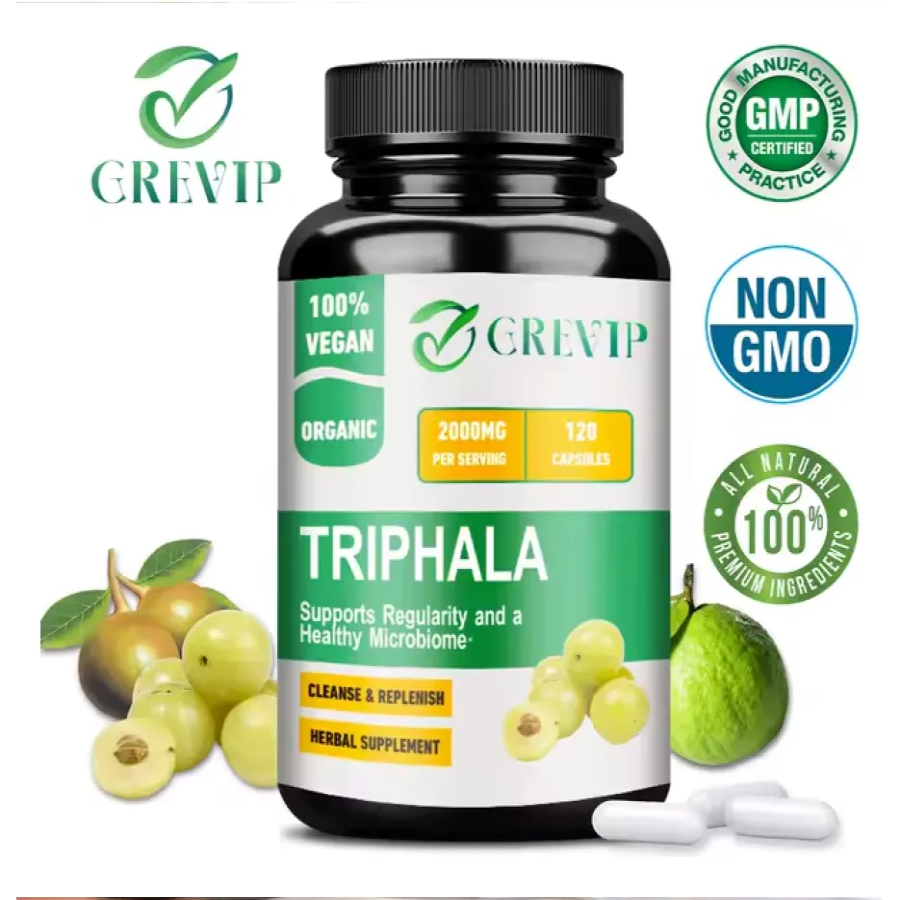 Triphala 2000mg Organico Antioxidante Cleanse Detox Herbal 120caps-3