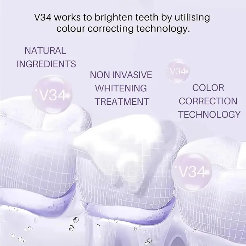 Purple Gel V34 Whitening Booster Pasta Blanqueamiento Dental-2