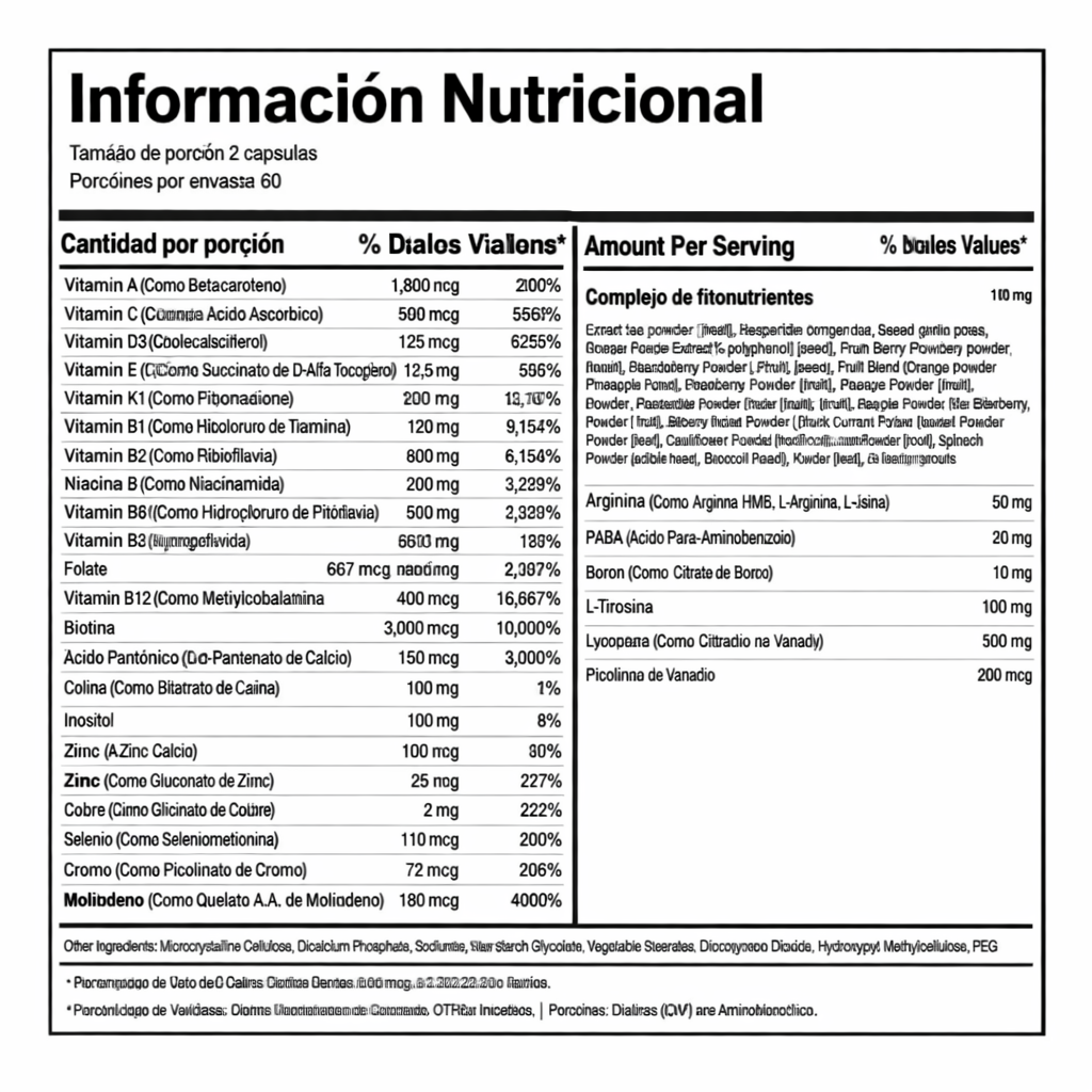 Pslalae Vitamin Multivitaminico y Multimineral Centrum Hombre 120 caps-5