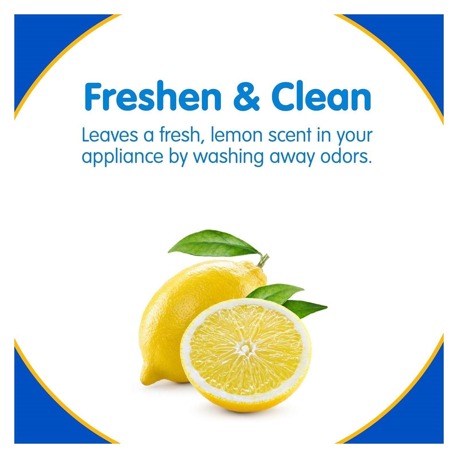Plink Pastillas de Limpieza Para Lavadoras y Lavavajillas 4 unid Lemon Fresh Scent-3