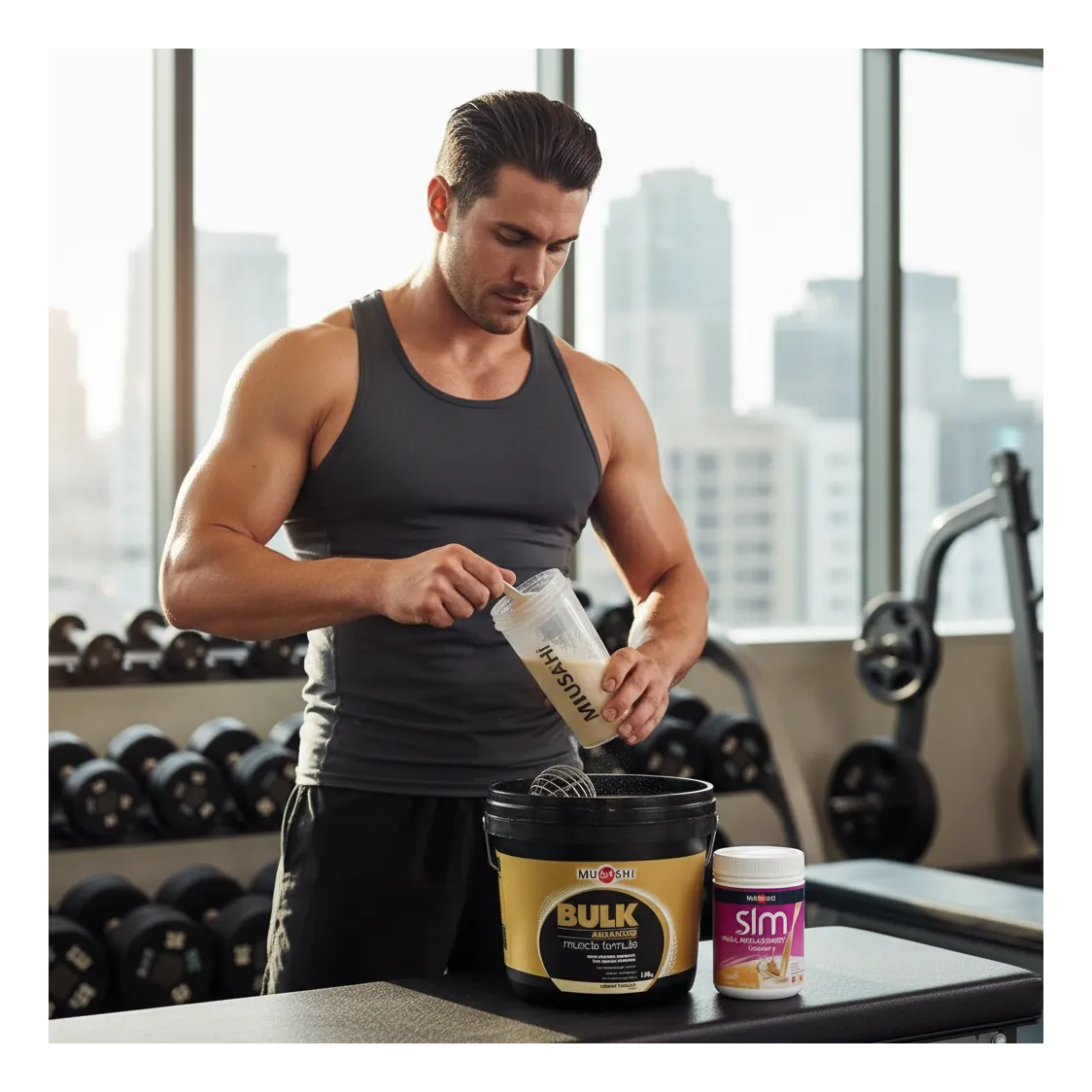 Musashi Proteina Bulk Whey Protein Isolate 4 Lbs Creamy Vanilla-2