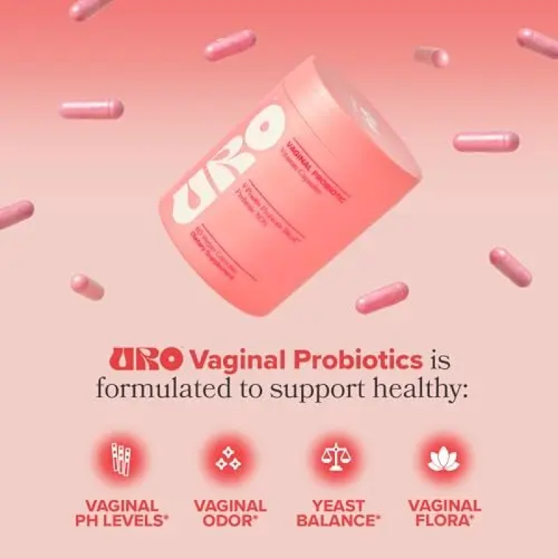 URO Capsula Probiotico 5 Billons CFU Equilibrio y Salud intima Femenina 60 capsulas-2