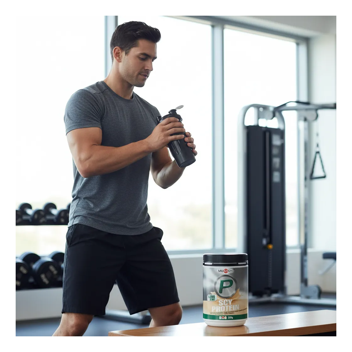 Musashi Batido De Proteinas Vegan Soy Protein Proteina Vegetal Vegana Vainilla-4