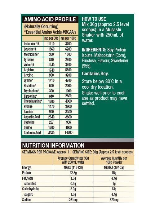 Musashi Batido De Proteinas Vegan Soy Protein Proteina Vegetal Vegana Vainilla-6