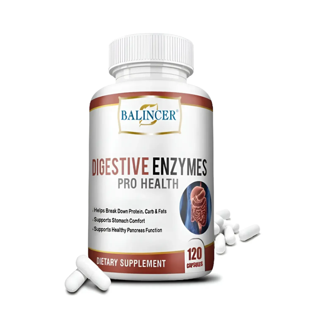 Balincer Enzimas Digestivas Mejoran La Digestion Estomacal 120 caps-0