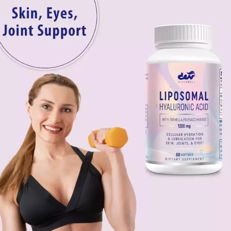 Acido Hialuronico Liposomal 1200mg Hidratacion Celular Piel Articulaciones 60 softgel-2