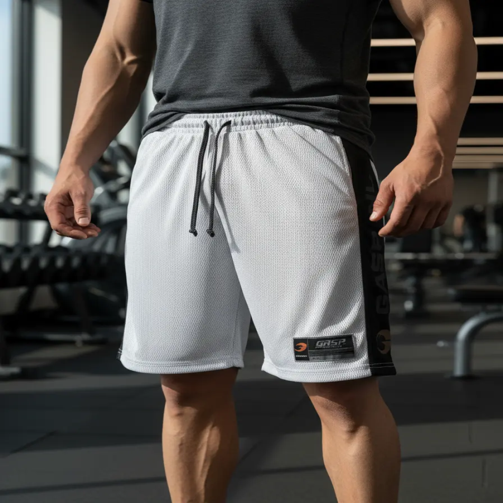 Gasp Shorts Para El Gimnasio No1 Mesh Training Shorts-5