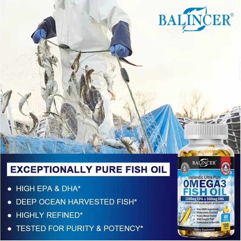Balincer Icelandic Fish Oil 2250mg Omega 3 Epa/dha 120 Gel-4