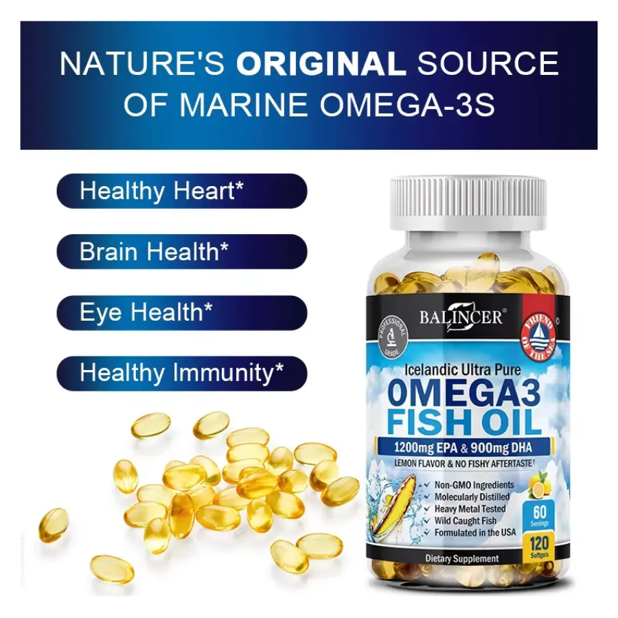 Balincer Icelandic Fish Oil 2250mg Omega 3 Epa/dha 120 Gel-5