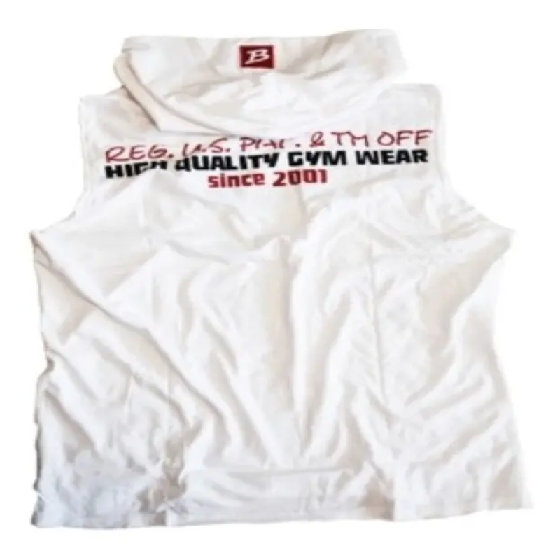 Brachial Polera Sin Mangas Musculosa Gym Train Tank-top Xl White Blanco-2