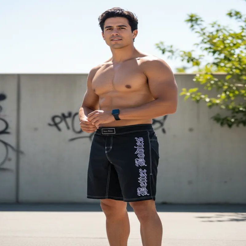 Better Bodies Shorts Gimnasio Mma Flex Board Shorts M Black-4
