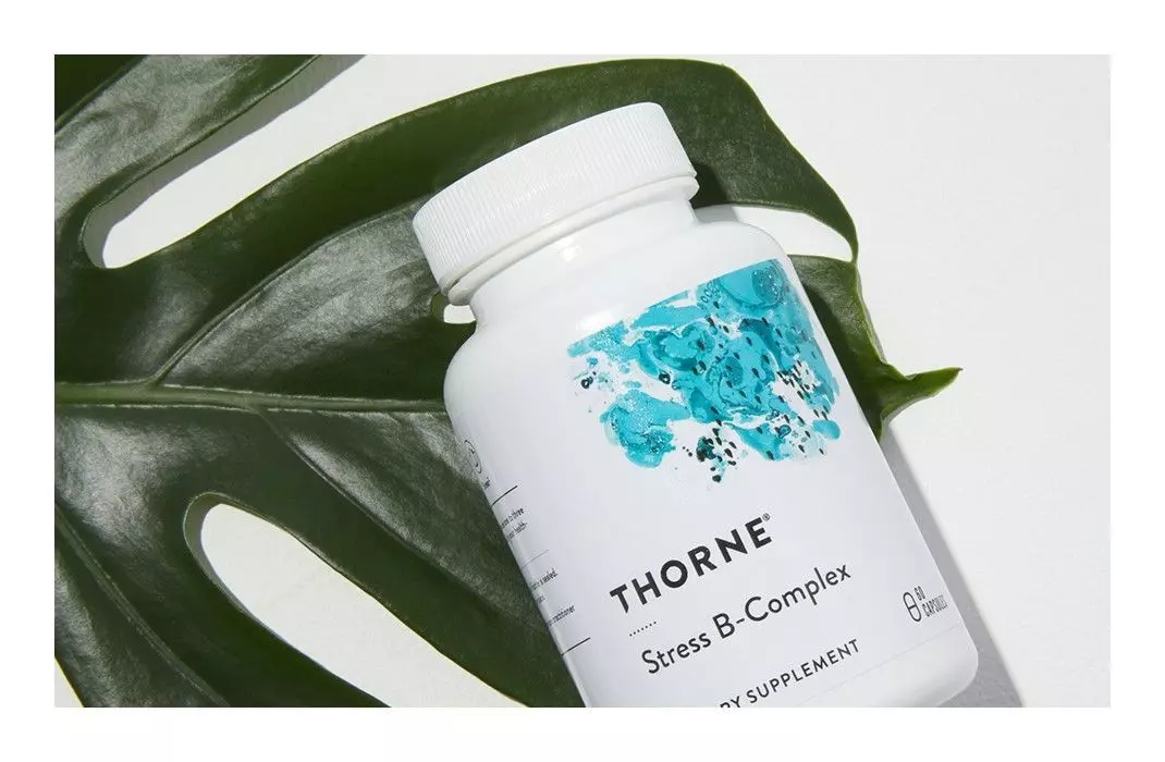 Thorne Stress B Complex Complejo de Vitaminas B Alivia Stress Energia 60 caps-3