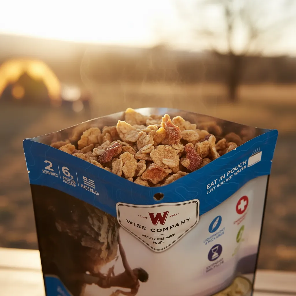 Wise Food Outdoor Comida Liofilizada Cereal 2 Servicios Cinnamon Camping-1