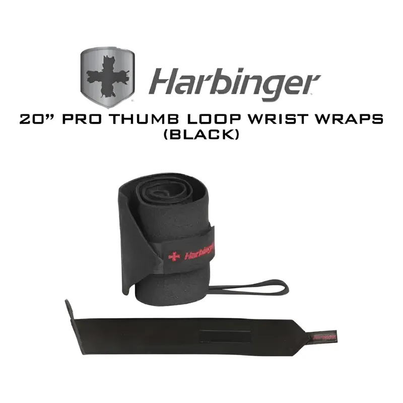 Muñequeras De Entrenamiento Pesas Harbinger Pro Thumb Loop-2