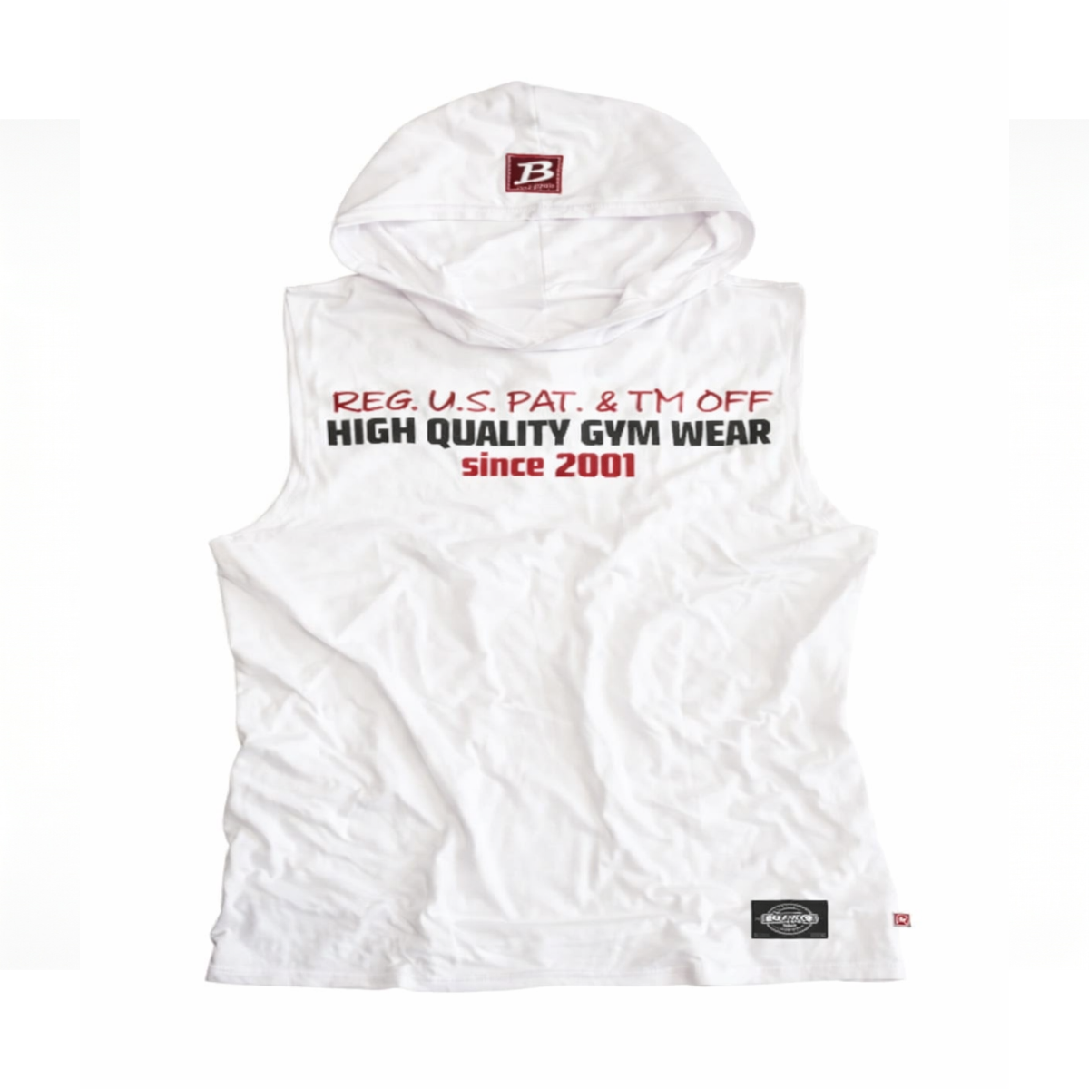 Brachial Polera Sin Mangas Musculosa Gym Train Tank-top M White Blanco-2