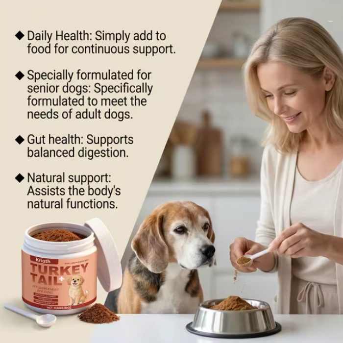 Turkey Tail + Suplemento Inmunologico Digestion Pelaje Perro Adulto Senior 100gr-2