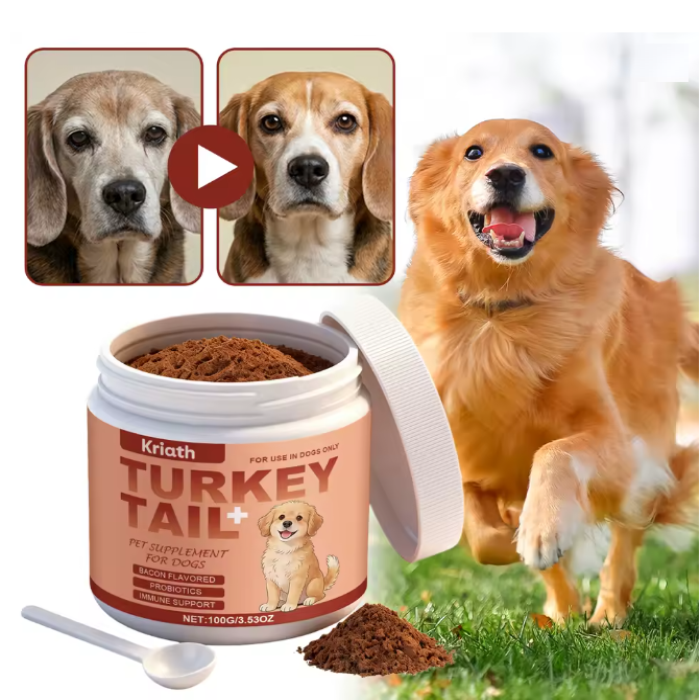 Turkey Tail + Suplemento Inmunologico Digestion Pelaje Perro Adulto Senior 100gr-5