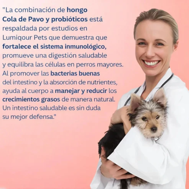 Turkey Tail + Suplemento Inmunologico Digestion Pelaje Perro Adulto Senior 100gr-7