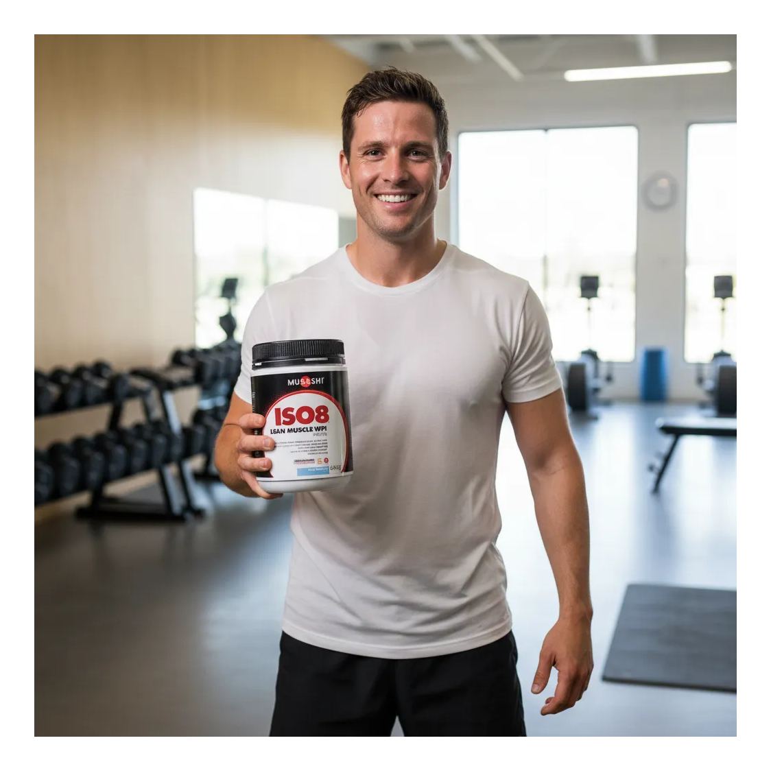 Musashi Proteina ISO 8 Whey Protein Isolate 1 Lb Iced Vanilla-3
