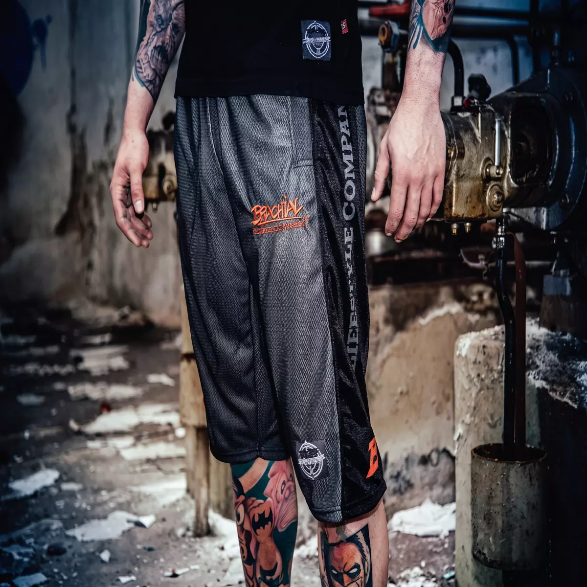 Brachial Shorts Para El Gimnasio Pain Mesh Shorts S Black-2