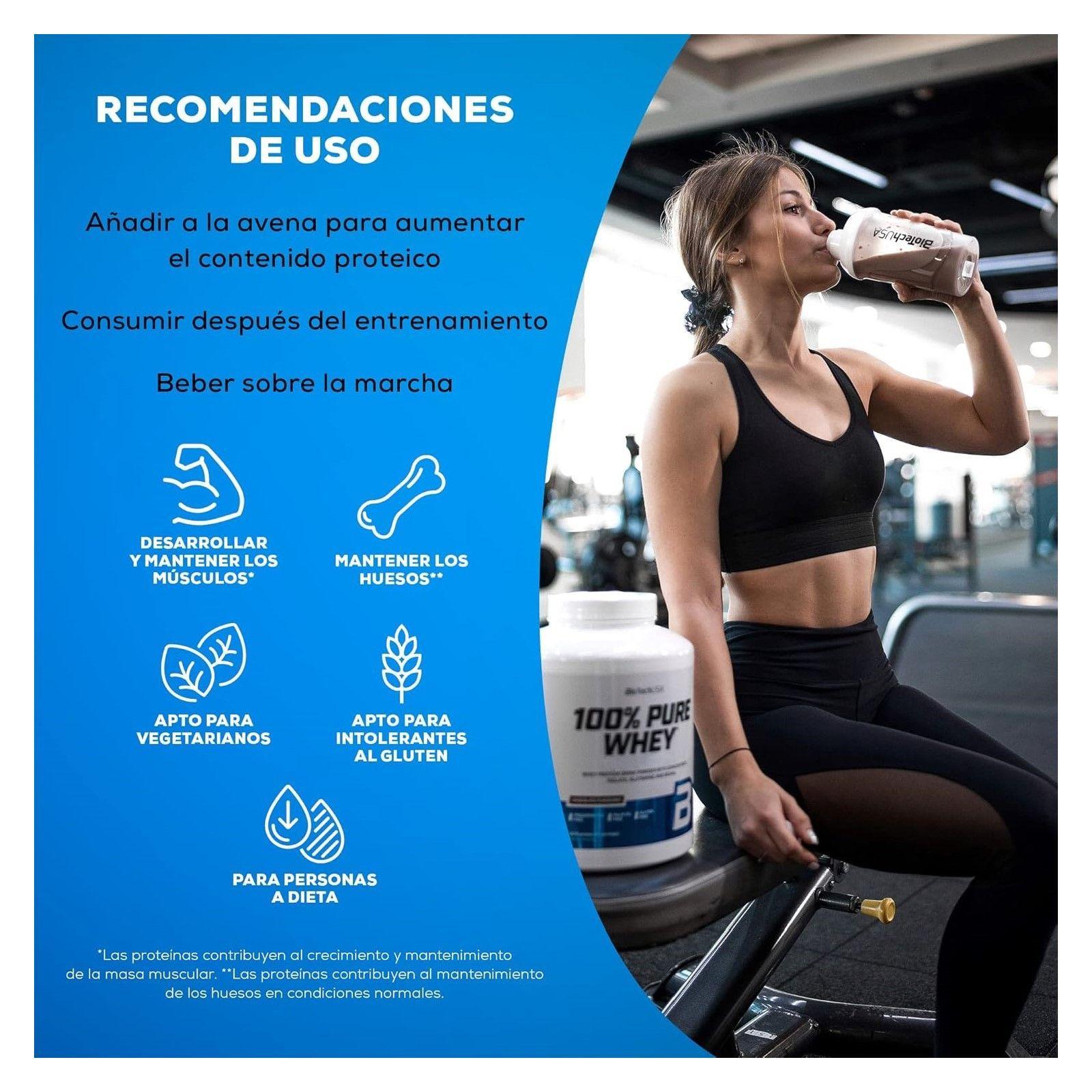 Biotechusa 100% Pure Whey Proteina Whey Protein 5 Lbs Milk Rice Arroz con Leche-4