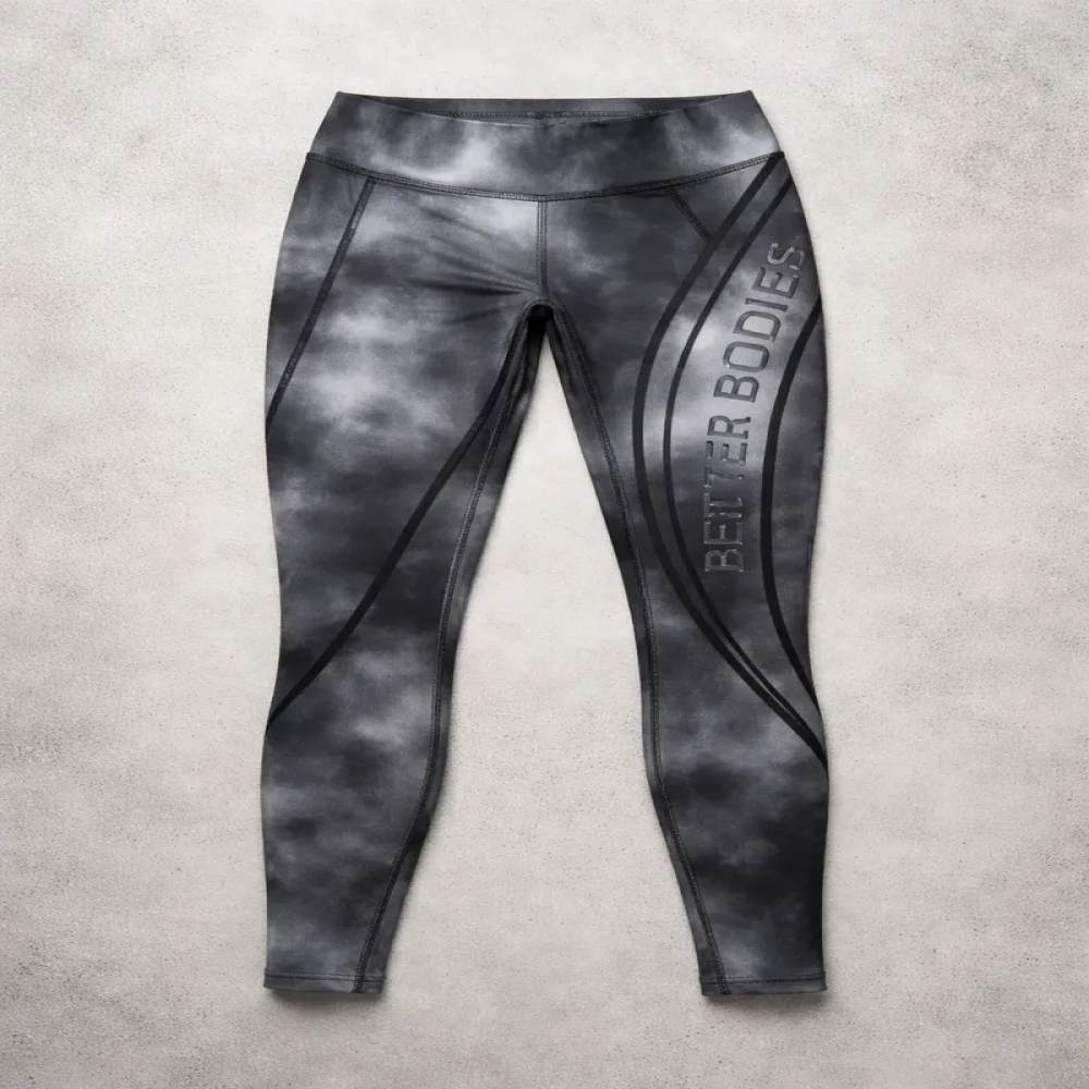 Better Bodies Calza Leggins Gimnasio Mujer Grunge Steel Grey-4