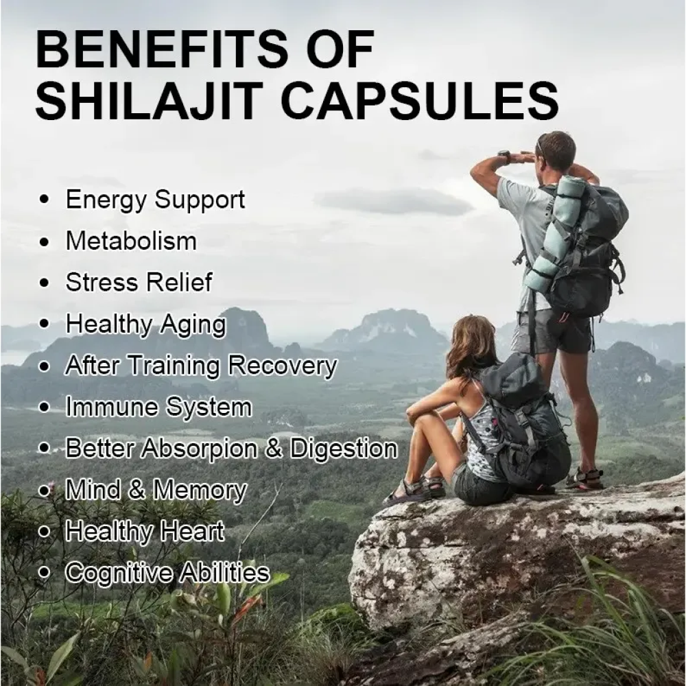 Shilajit Extracto Puro De Shilajit Del Himalaya 500mg Super Antioxidante 120cap-3