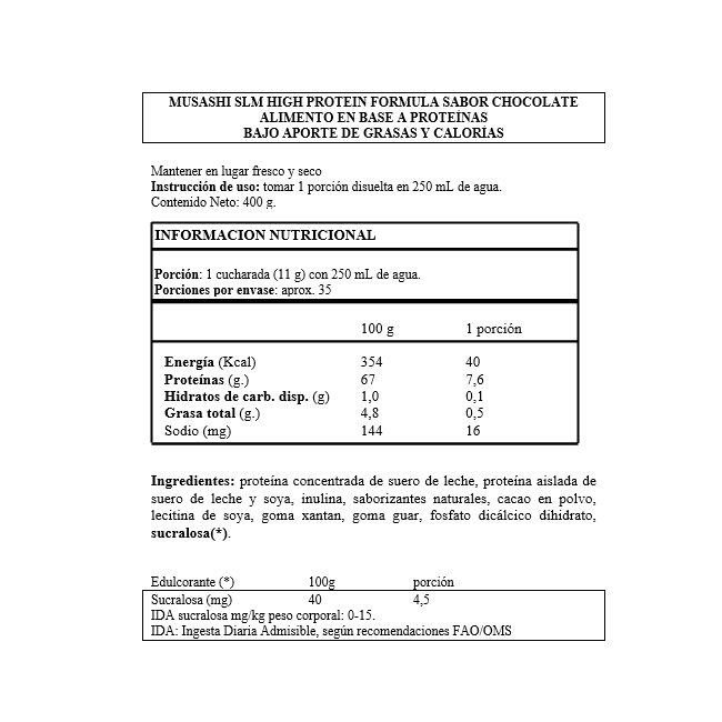 Slm High Protein Batido De Proteinas Whey Protein Para Bajar De Peso Chocolate-6