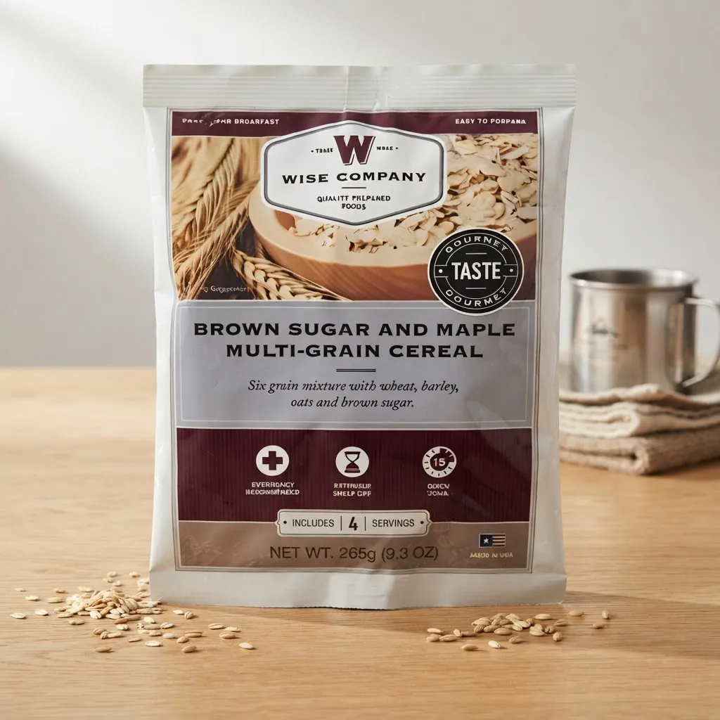 Wise Food Outdoor Comida Liofilizada Cereales 4 serv Granola Maple Camping-4