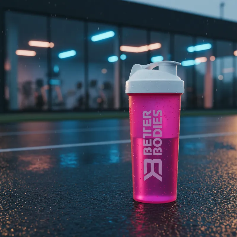 Better Bodies Fitness Shaker Mezclador 600ml Hot Pink-2